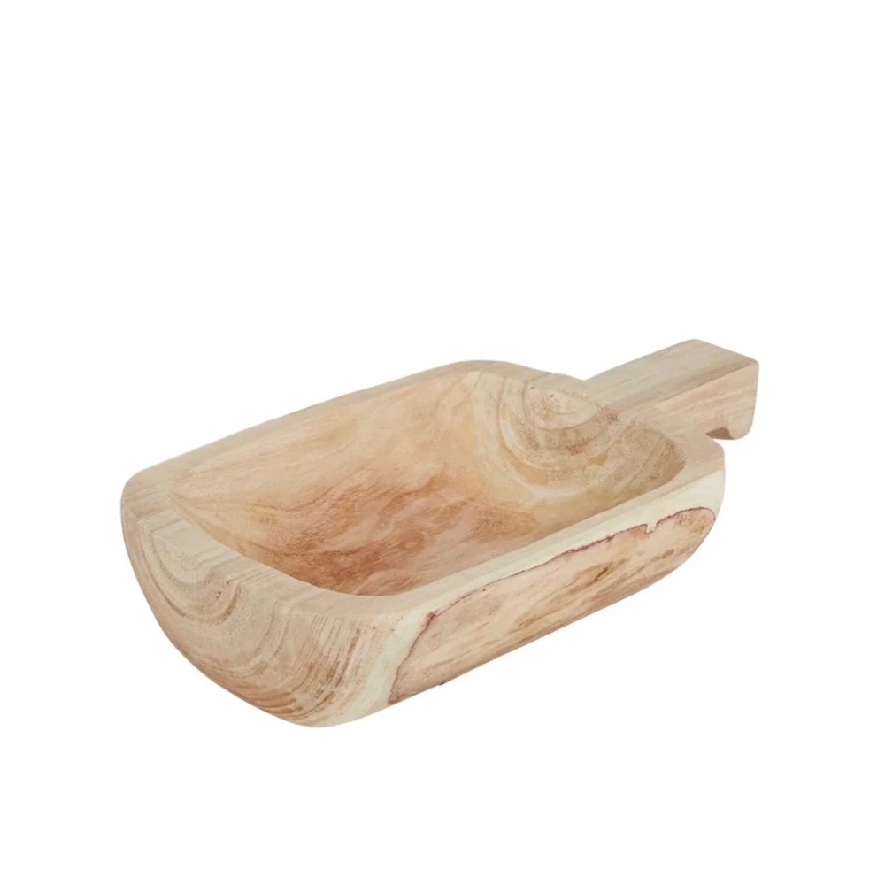 Natural Paulownia Handle Tray